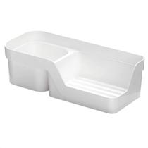 Porta Detergente e Esponja Liso Branco Cozinha 20,3x6x8,9 Porta Detergente e Esponja Liso Branco Cozinha 20,3x6x8,9