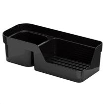 Porta Detergente e Esponja Liso Preto Cozinha 20,3x6x8,9 - Nitron Porta Detergente e Esponja Liso Preto Cozinha 20,3x6x8,9 - Nitron