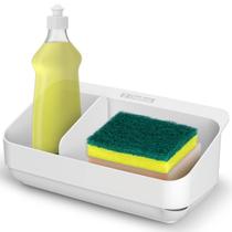 Porta Detergente e Esponja Ordene com Fundo Vazado e Base Removível para Fácil Higienização