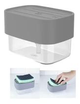 Porta Detergente E Esponja Sabão Liquido Pia Cozinha F6062 DE500 Porta Detergente E Esponja Sabão Liquido Pia Cozinha F6062 DE500