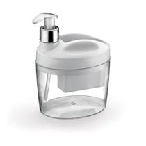 Porta Detergente e Suporte para Bucha Organizador de Cozinha Dispenser com Dosador Pia Cozinha Arthi