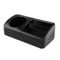 Porta Detergente Esponja e Sabão Rattan Preto 21x10x7Cm 25852PM Arqplast