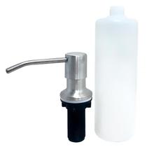 Porta Detergente Sabao Dispenser De Embutir Inox 304 350Ml Porta Detergente Sabao Dispenser De Embutir Inox 304 350Ml