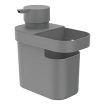 Porta Detergente Sabão Esponja Dispensador 650ml Pia Cozinha Cor Bege - Porta Detergente Sabão Esponja Dispensador 650ml Pia Cozinha Cor Bege -
