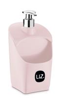 Porta Detergente Sabão Líquido Dispenser Com Suporte Para Esponja Plástico UZ Porta Detergente Sabão Líquido Dispenser Com Suporte Para Esponja Plástico UZ