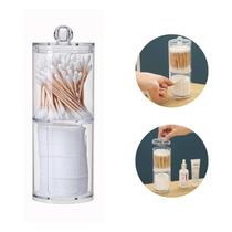 Porta Disco de Algodão e Cotonetes Pote Organizador Multiuso Porta Disco de Algodão e Cotonetes Pote Organizador Multiuso