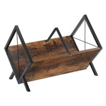 Porta-discos de vinil YINMIT 80-100 LP Storage Rack Brown 1 Tier