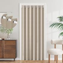 Porta dobrável magnética de cortina HMYI 100% Blackout W45xL80cm Porta dobrável magnética de cortina HMYI 100% Blackout W45xL80cm