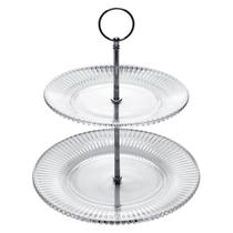 Porta Doce Cristal Renaissance Lyor com 2 Andares