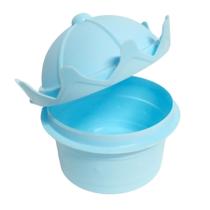 Porta Doces Coroa Potinho com tampa 220ml Azul