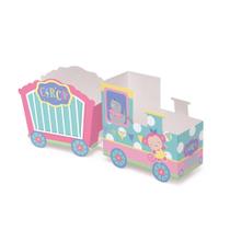 Porta Doces e lembrancinha tema Circo Rosa Cachepot Cromus