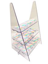 Porta Doces Escada Decoração Festas Acrilico Transparente