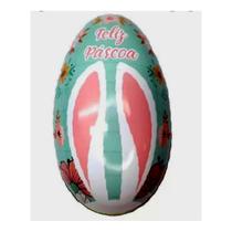 Porta Doces Ovo De Metal E Coelho De Pelúcia