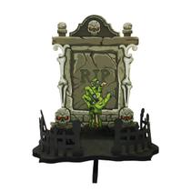 Porta docinhos halloween decoração EVA lápide assombrada