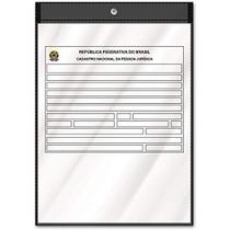 Porta Documento P/Cartao Cnpj Preto 302X216Mm