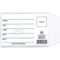 Porta Documento para CNH Nova com ABA 6,5X9,5CM - Pacote com 100 Unidades