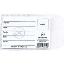 Porta Documento para RG com ABA 7X10,5CM Pacote com 100 Unidades Porta Documento para RG com ABA 7X10,5CM Pacote com 100 Unidades