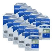 Porta Documento Protetor De Cnh/cpf 65x90mm Plastpark 500un