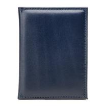 Porta documentos couro azul
