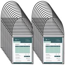 Porta-documentos JOUTYFOR 24 unidades 25x35 cm Preto Porta-documentos JOUTYFOR 24 unidades 25x35 cm Preto