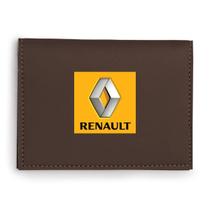 Porta Documentos Visor De Plástico Tres Divisão Para Renault - Lualki Store Personalizados