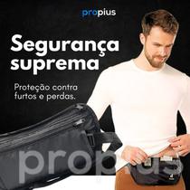 Porta Dolar Dinheiro Anti Furto Guarda Objeto Bolsa Masculino Feminino Carteira Oculta Cintura Para Homem Mulher