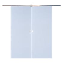Porta Dupla Branco Prime 210x140 c/ Kit Aluminio - vanin portas e janelas