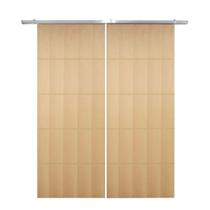 Porta Dupla De Correr P- Verniz Frisada F03 - 210x120