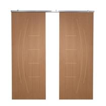 Porta Dupla De Correr P- Verniz Frisada F08 - Smile - 210x140 Porta Dupla De Correr P- Verniz Frisada F08 - Smile - 210x140