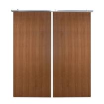 Porta Dupla de Correr p/ Verniz Kit Alumínios