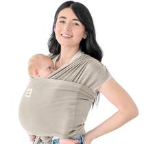 Porta-embrulhos para bebês KeaBabies D-Lite ajustável cinza pedra