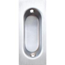 Porta embutida retangular Pull Stone Harbor Hardware 8x3,5x1,1 cm cromado acetinado