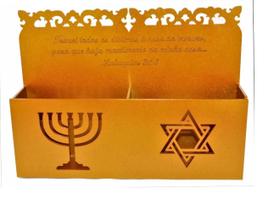 Porta Envelope Duplo Igreja Dízimos E Oferta Pintado Mdf