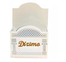 Porta Envelope Para Igreja Dízimos E Oferta Branco Mdf