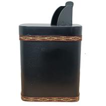 PORTA ERVA BICO DOSADOR Mate Chimarrão Pote QUADRADO PRETO