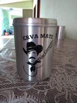 Porta erva de alumínio