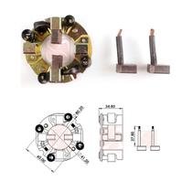 Porta Escova 24V 38Mt Colheitadeira Cana A8000 A8800 Cargo 1932 2632 2932 4532 5032 Jac Caminhao Hfc4253 compativel ran don Caminhao Mineraçao Rk430B