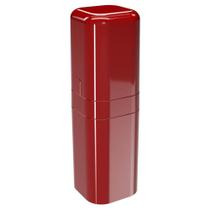 Porta Escova com Tampa Splash Vermelho 20453/0465 Coza