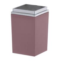 Porta Escova de Acrílico Quadrado Rose Gold Bagno 13X7,5CM Porta Escova de Acrílico Quadrado Rose Gold Bagno 13X7,5CM