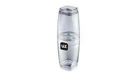 Porta escova de dente com tampa transparente Premium Transparente Porta escova de dente com tampa transparente Premium Transparente