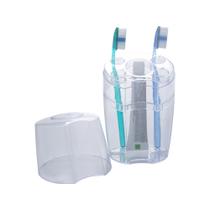 Porta Escova De Dente E Creme Dental Com Tampa De Plástico