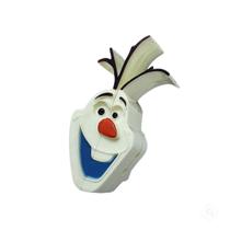 Porta Escova de Dente Plástico 3D Olaf Com Ventosa - Etitoys Porta Escova de Dente Plástico 3D Olaf Com Ventosa - Etitoys