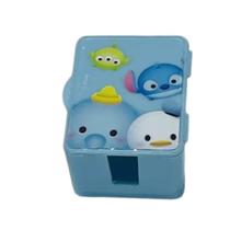 Porta escova de dentes coleção disney tsum tsum 2 peças 5 cm cada