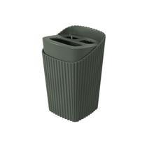 Porta Escova de Dentes Coza New Square Flora Verde Amazon