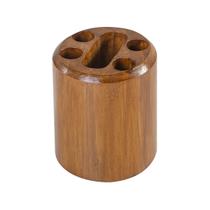 Porta Escova De Dentes E Creme Dental Em Madeira Rústica Porta Escova De Dentes E Creme Dental Em Madeira Rústica