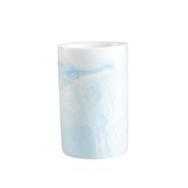 Porta-escova de dentes para caneca de cerâmica RabyLeo Marble Blue 300mL