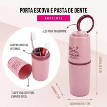 Porta Escova De Dentes Rosa 2 - Jackie Design Porta Escova De Dentes Rosa 2 - Jackie Design