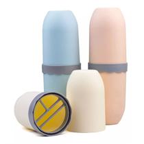 Porta Escova de Dentes Tampa Sortido Bolsa Viagem Portátil