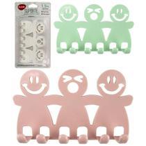 Porta escova dental de plastico retangular autoadesivo colors 11x7cm - CLINK Porta escova dental de plastico retangular autoadesivo colors 11x7cm - CLINK