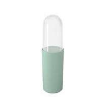 Porta Escova Dente Com Tampa Serene Verde Jade - Coza Porta Escova Dente Com Tampa Serene Verde Jade - Coza